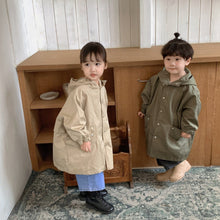 Load image into Gallery viewer, Q90579SE-Children's jacket, mid-length, boys' autumn clothing, girls' hooded windbreaker, 2022 new spring and autumn stylish baby tops
