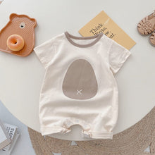 Load image into Gallery viewer, ML679LS-Summer baby super cute belly button print crawling clothes
