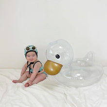 Load image into Gallery viewer, WH70410AC-ins Internet celebrity transparent duck sitting circle children's swimming circle