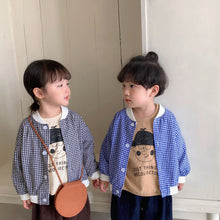 Load image into Gallery viewer, Q90592SE-Children's jackets Spring and Autumn Boys' Baseball Jackets 2022 New Style Printed Girls' Jackets Korean Baby Tops