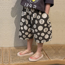 Load image into Gallery viewer, X82023PA-Summer casual loose full print beach 5-point pants