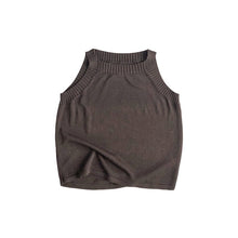 Load image into Gallery viewer, 23TZ08TG-Summer Korean children's knitted vest + knitted shorts two-piece set