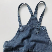 Load image into Gallery viewer, 1127LS-Soft denim ~ Korean children's clothing summer children's denim suspender shorts boys and girls adjustable jumpsuit