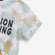 Load image into Gallery viewer, 8165SE-Summer printed round neck shirt European and American children's animal print casual short-sleeved top