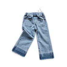 Load image into Gallery viewer, 22078PCW-Autumn and winter Japanese parent-child outfit wide-leg retro loose gradient denim trousers