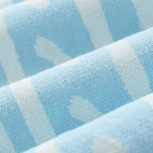 Load image into Gallery viewer, 81108TG-malwee summer European and American children's casual short-sleeved top + striped shorts two-piece set