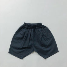 Load image into Gallery viewer, 1051PA-Linen Sen series Korean children's clothing children's harem big PP six-point pants boys and girls carrot pants literary retro style