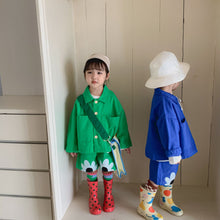 Load image into Gallery viewer, Q90600TG-Korean children's clothing children's spring and autumn suits boys' street-blasting Klein blue 2022 baby girls' jackets and pants trend
