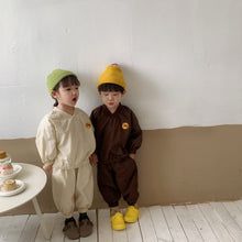 Load image into Gallery viewer, Q91006TG-Korean children's clothing children's baby spring and autumn suits boys and girls 2022 new children's clothing Korean version pure cotton two-piece suit trend