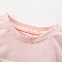 Load image into Gallery viewer, 81130SE-malwee summer European and American children's unicorn print round neck short-sleeved top