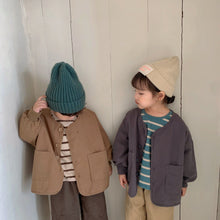 Load image into Gallery viewer, Q90533SE-Children's jackets boys autumn tops 2022 new spring and autumn Korean version of little girls jackets stylish baby cardigan