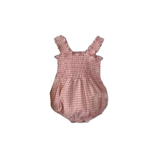 Load image into Gallery viewer, Y9328LS-Summer baby sling plaid bodysuit
