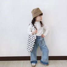 Load image into Gallery viewer, 22078PCW-Autumn and winter Japanese parent-child outfit wide-leg retro loose gradient denim trousers