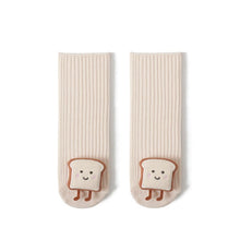 Load image into Gallery viewer, 31504AC-Korean version of combed cotton cute cartoon newborn baby middle tube socks toddler socks (two pairs can be mixed and matched)