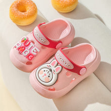 Load image into Gallery viewer, D1002AC-New children's slippers for boys and girls, hole shoes, non-slip soft-soled sandals, baby outdoor slippers with closed toe