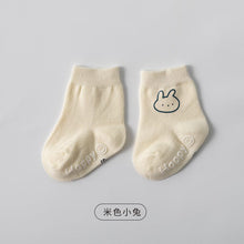 Load image into Gallery viewer, CT001AC-Children's socks 2022 autumn new Korean cartoon trendy mid-tube socks baby non-slip floor socks baby socks