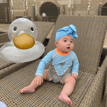 Load image into Gallery viewer, WH70410AC-ins Internet celebrity transparent duck sitting circle children's swimming circle