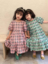 Load image into Gallery viewer, X81570DS-Summer Korean style pure cotton puff sleeve dress
