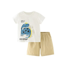 Load image into Gallery viewer, 8337TG-malwee European and American children's print round neck boy two-piece suit