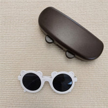 Load image into Gallery viewer, WH81508AC- Korean ins style bear ear glasses infant children's sunglasses boys and girls baby summer travel sunglasses with box