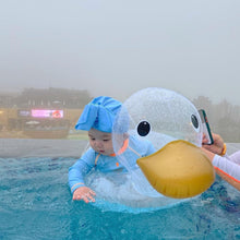 Load image into Gallery viewer, WH70410AC-ins Internet celebrity transparent duck sitting circle children's swimming circle