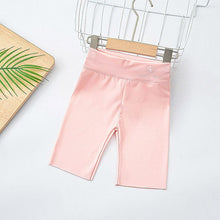 Load image into Gallery viewer, 30701PA- Summer thin high waist outer wear yoga pants five-point shark pants for middle and large children