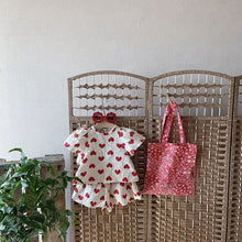 Load image into Gallery viewer, TG68168-Summer girl suit baby internet celebrity fashionable children's personality trend brand fresh cute love short-sleeved T-shirt shorts