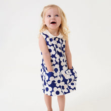 Load image into Gallery viewer, S1504DS-Little maven summer lapel sleeveless children's dress