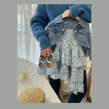 Load image into Gallery viewer, L562DS-Spring and Summer Denim Jacket & Floral Dress