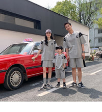 Load image into Gallery viewer, 22B069PCW-Children's suit new parent-child suit sports style street-style family of three or four family suit two-piece suit