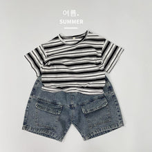 Load image into Gallery viewer, 1195PA-Summer Korean style pocket casual workwear jeans