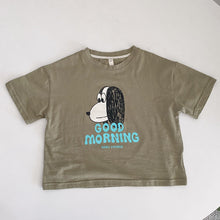 Load image into Gallery viewer, X90269TG-Children's summer suit girls sports 2022 new pure cotton little boy cartoon casual baby short-sleeved two-piece suit