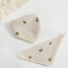 Load image into Gallery viewer, WH3065AC-Korean style 4-layer pure cotton gauze square towel newborn baby towel baby supplies children's handkerchief face wash small square towel