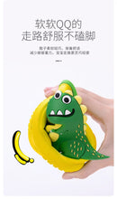 Load image into Gallery viewer, YX1102AC-Children's rain boots boys and girls dinosaur rain boots outdoor waterproof shoes lightweight non-slip rain boots kindergarten water shoes