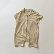Load image into Gallery viewer, Y9332LS- Summer open-chested thin breathable short-sleeved crawling suit