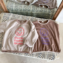 Load image into Gallery viewer, Q90388SE-Korean children's clothing children's spring and autumn style long-sleeved simple printed T-shirt boys and girls baby Korean cotton T-shirt bottoming shirt top