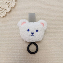 Load image into Gallery viewer, WH81502AC- Korean ins style embroidered bear head baby stroller hook baby stroller hook baby stroller magic cart Velcro hook