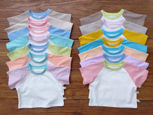 Load image into Gallery viewer, 3220SE-Children's summer color matching T-shirt Korean summer wear ins baby cotton T-shirt thin baby top