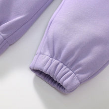 Load image into Gallery viewer, 22099TG-Autumn Bear Plush Hooded Jacket + Drawstring Trousers Two-piece Set