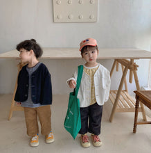 Load image into Gallery viewer, Q90556SE- New style boys spring and autumn tops baby cardigan Korean style little girls jacket