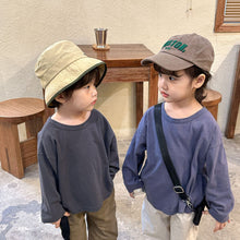 Load image into Gallery viewer, C81337SE-Spring and Autumn Loose Basic Long Sleeve Cotton Top