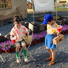 Load image into Gallery viewer, <Taiwan Pavilion> 2022X43SE-Korean version of boys and girls full print smiley face shirt (A3)