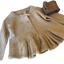 Load image into Gallery viewer, K116DS-Children's Spring and Autumn Sweater Jacket Children's Autumn Baby Girls Baby Knitted Cardigan Girls Fashionable Knitted Sweater