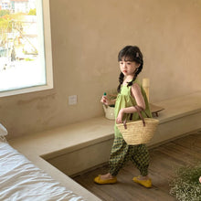 Load image into Gallery viewer, <Taiwan Pavilion> 2022X27TG-Korean version of boys and girls floral short-sleeved shorts two-piece set (A3)