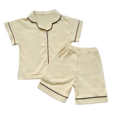 Load image into Gallery viewer, ER051PCW-Summer Danish style pure cotton soft home parent-child wear