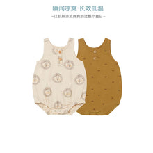 Load image into Gallery viewer, D226142LS-Baby sling bodysuit summer thin triangle vest romper newborn baby sleeveless cotton jumpsuit crawling clothes