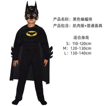 Load image into Gallery viewer, WH91601TG- Halloween COS costume children's performance Avengers hero Spider-Man Hulk Iron Man muscle costume