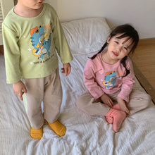 Load image into Gallery viewer, D90789JG- Korean autumn and winter dinosaur long-sleeved home clothes