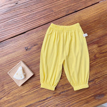 Load image into Gallery viewer, 3217PA-Children's summer anti-mosquito pants 2022 new Korean version children's clothing ins baby multi-color shaking pants baby cotton pants