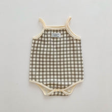 Load image into Gallery viewer, 103063LS-Summer sleeveless full print triangle bodysuit